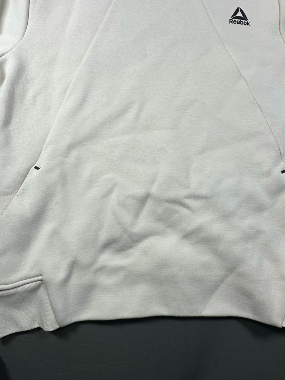 Reebok Men's Momentum Silver Birch Long-Sleeve Hoodie Size L - Picture 6 of 14